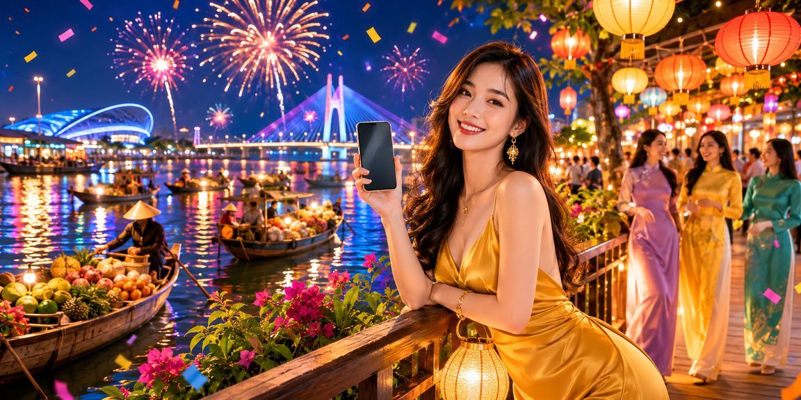 Khu chợ đêm sôi động tại Cần Thơ, nơi người chơi thích tận hưởng giải trí jackpot